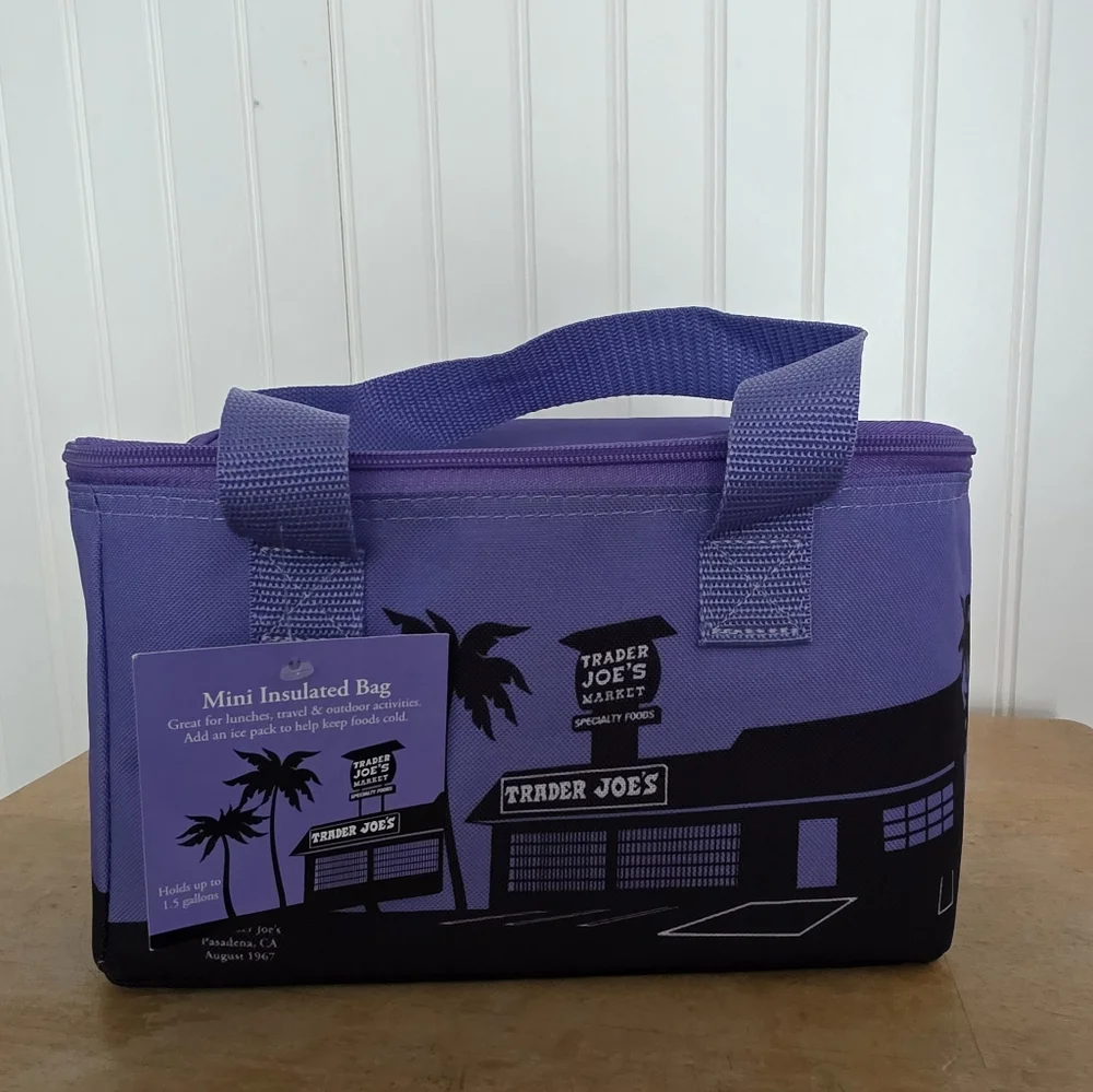 Set Of 4 Trader Joe's Insulated Mini Bags - Picture 2 of 10